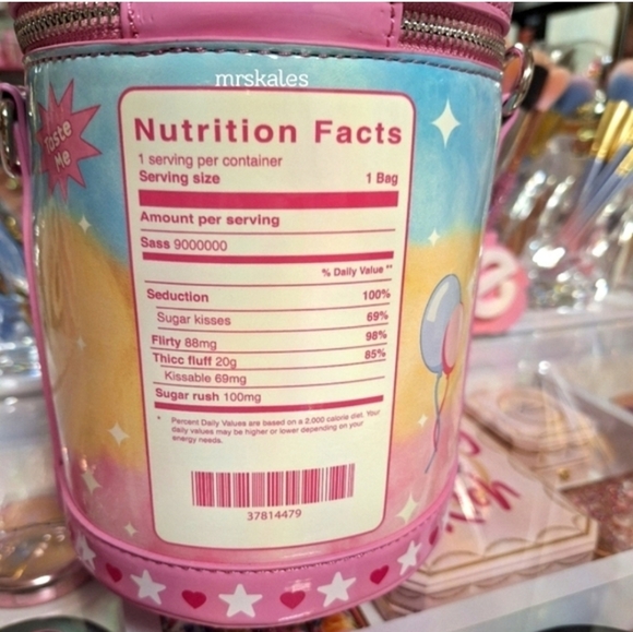 Cotton Candy Bucket Crossbody Bag - Picture 5 of 12